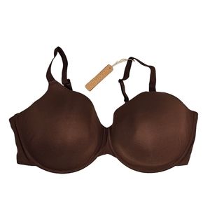 SKIMS Fits Everybody T-SHIRT BRA Cocoa Womens Size 46DDD